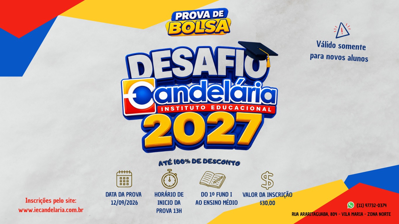 prova de bolsa IE Candelária